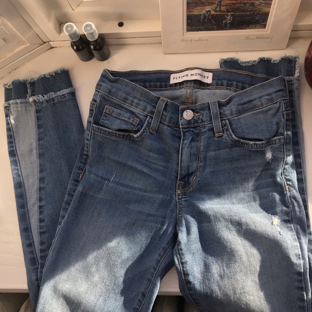 Flying Monkey Jeans- skinny, mid rise, cropped